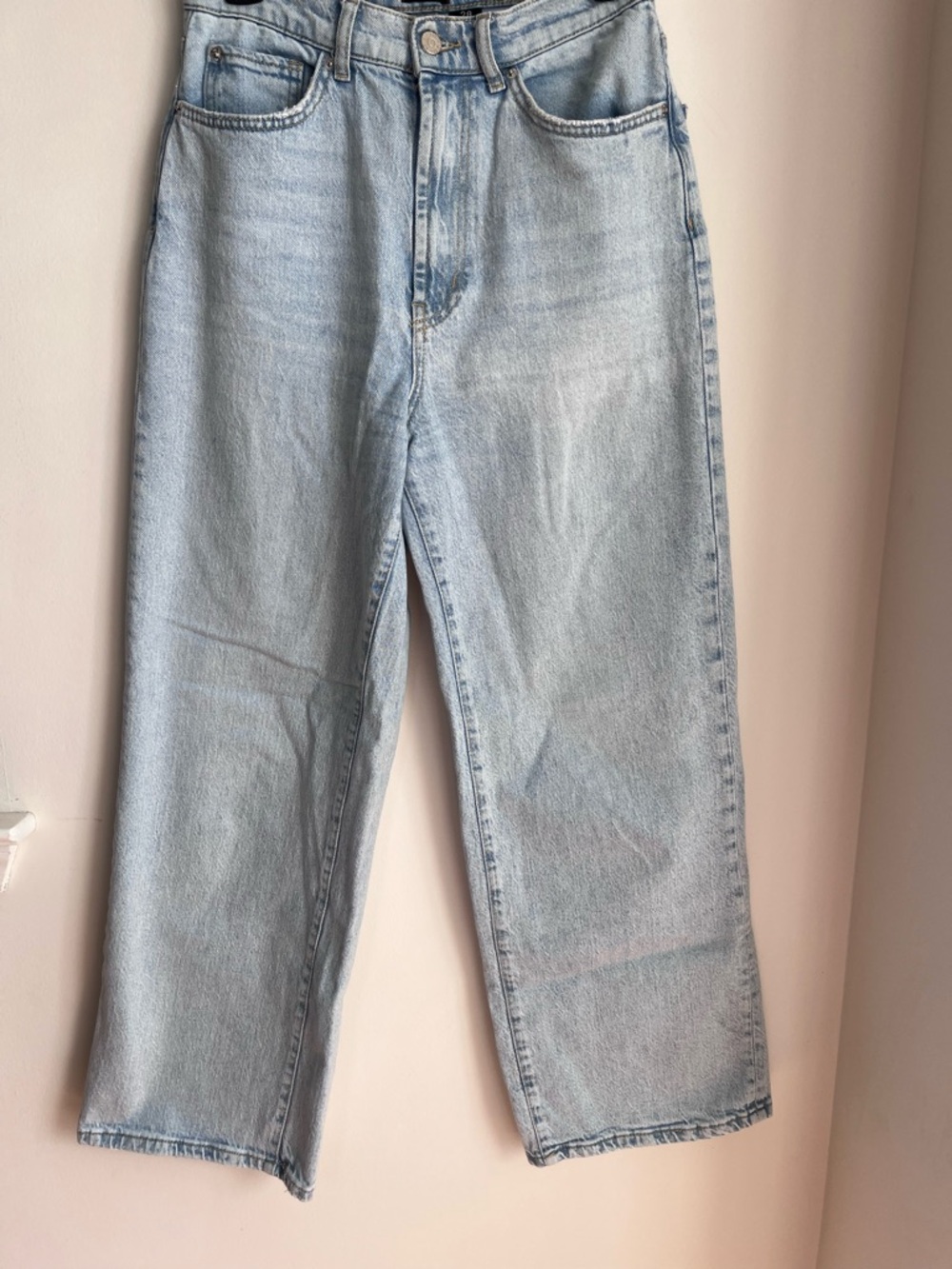 BDG Light Blue High-Rise Wide Jeans